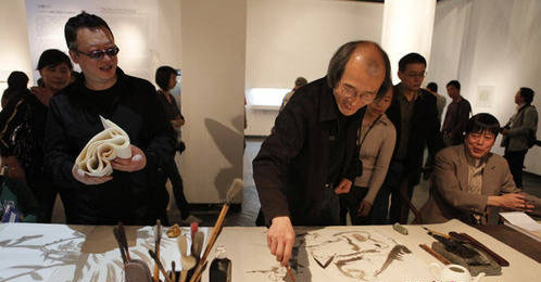 [创意设计]“水墨时代”2010上海新水墨艺术大展开幕
