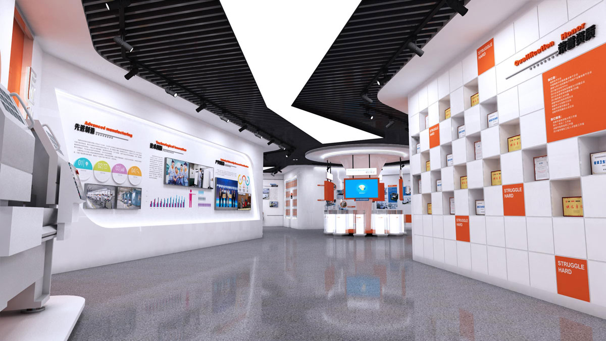 宏明双新科技企业展厅改造设计