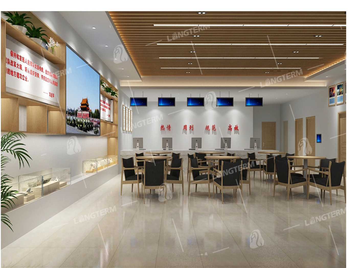 成都市退役军人服务中心展厅设计 成都市退役军人服务中心展厅设计