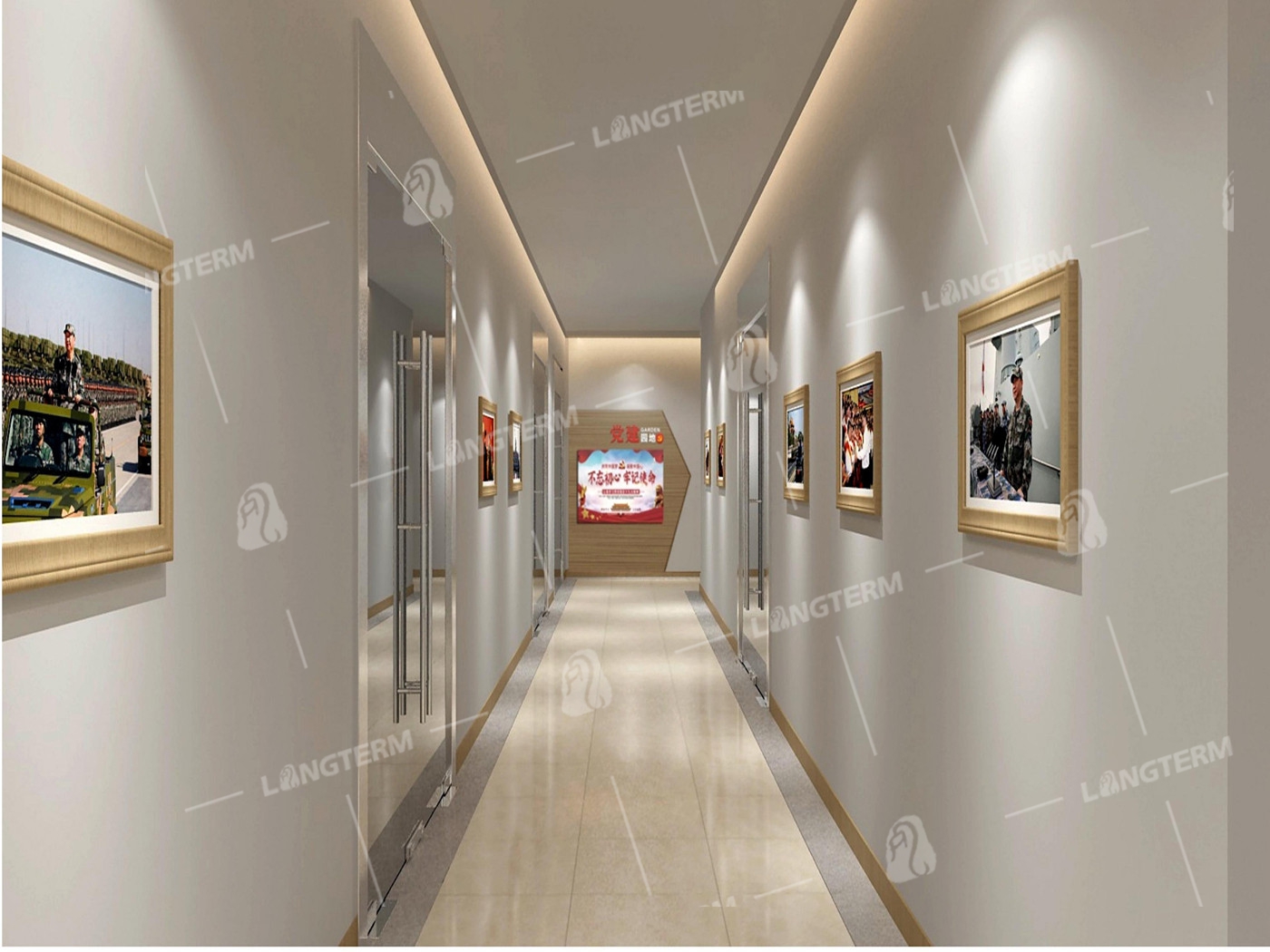 成都市退役军人服务中心展厅设计 成都市退役军人服务中心展厅设计