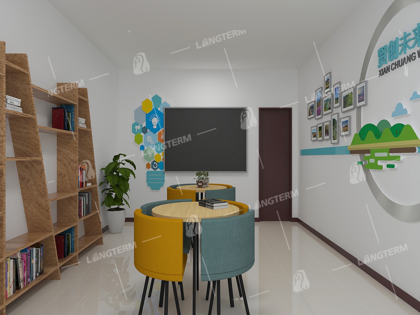 长远沟村党员活动中心展厅设计 长远沟村党员活动中心展厅设计