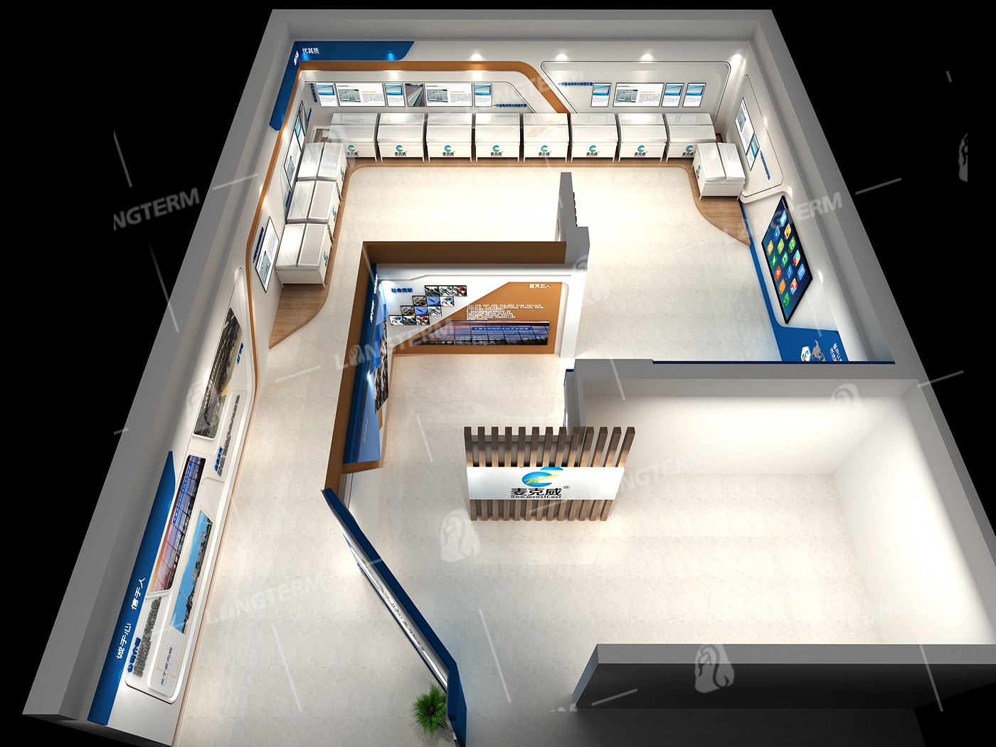 四川麦克威科技有限公司展厅设计 四川麦克威科技有限公司展厅设计