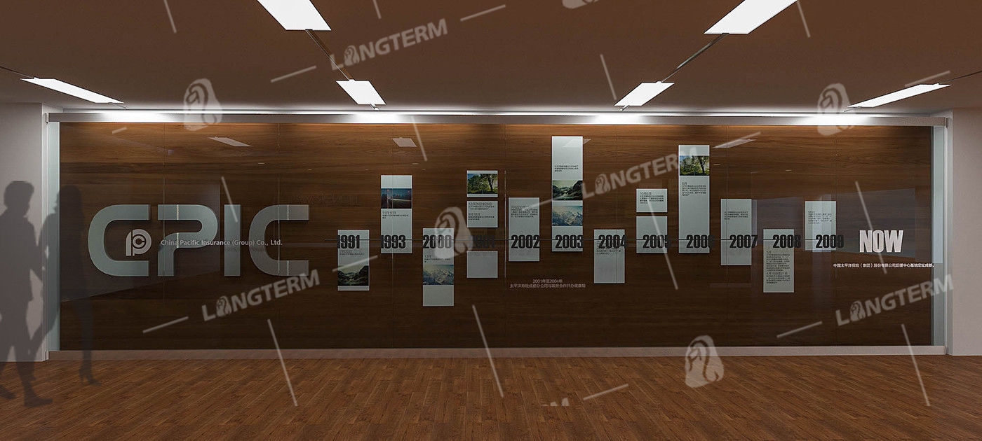 太平洋保险四川分公司文化墙建设